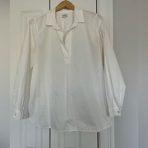 J.Crew Crisp White Collared Shirt